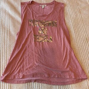 Express Soft Pink Casual Tank